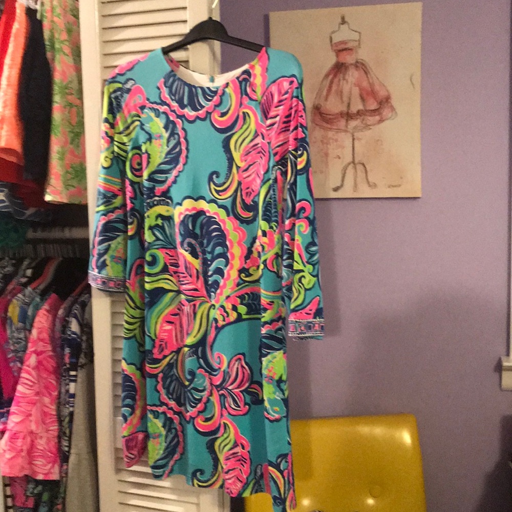 EUC Lilly pulitzer bellavista swing dress size M